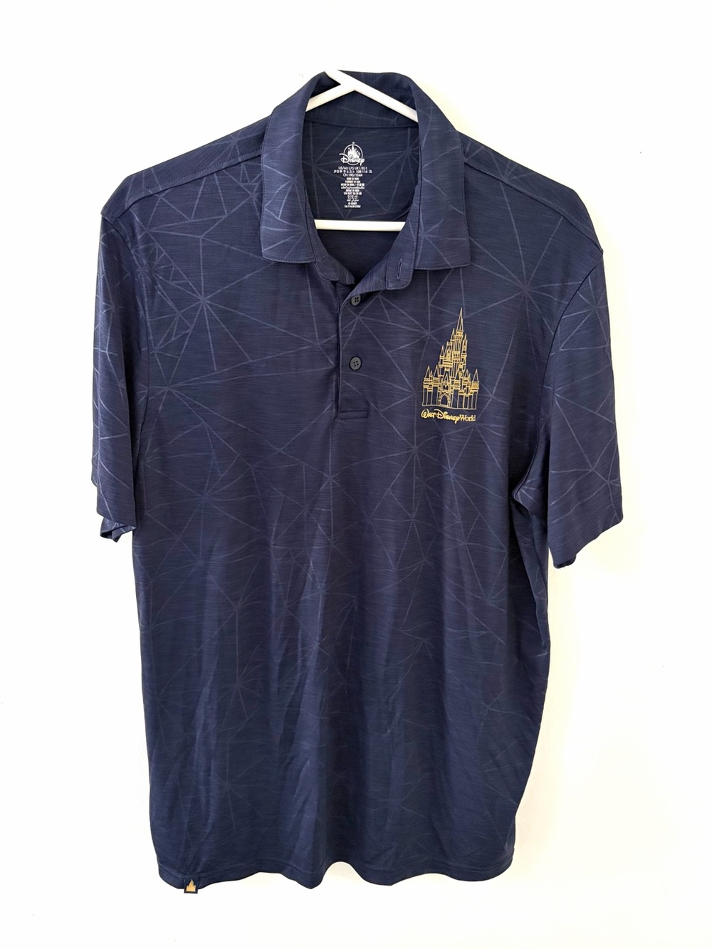 Walt Disney World Cinderella’s Castle Performance Polo, Size: Large